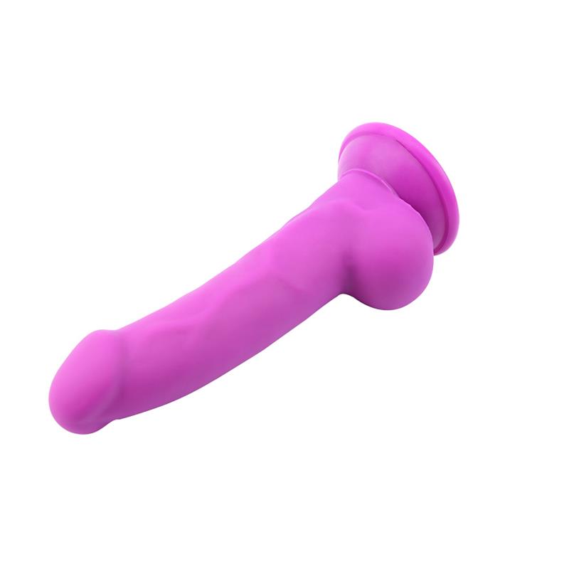 CHISA - NORMAN.P DILDO SILICONA LÍQUIDA PÚRPURA 21.5CM