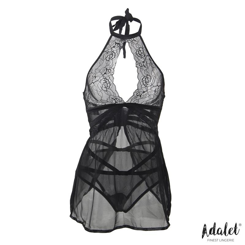 ADALET LINGERIE - NOVA BABYDOLL ESPALDA ABIERTA Y TANGA