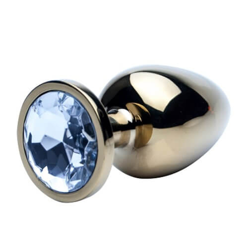 PRECIOUS METALS - GOLD BUTT PLUG-LARGE