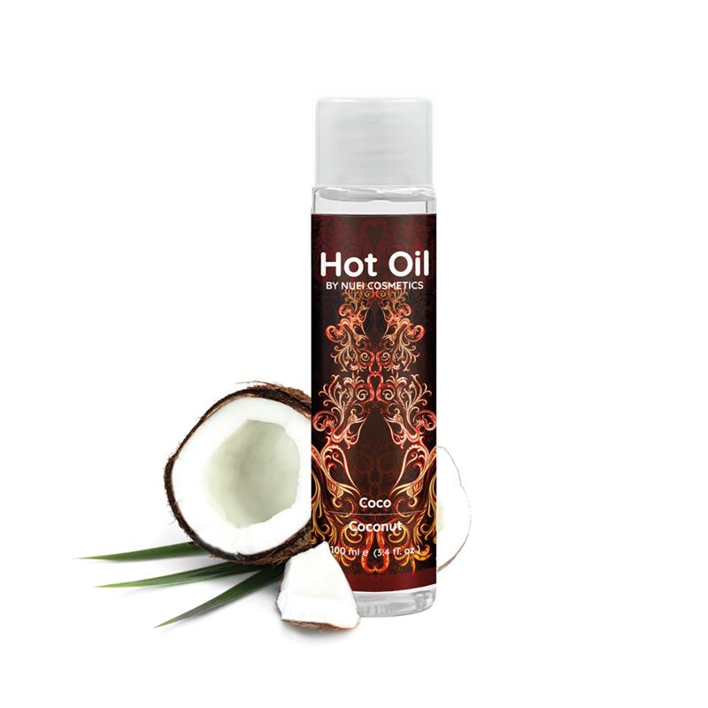 NUEI COSMETICS - NUEI ACEITE HOT OIL EFECTO CALOR COCO 100 ML