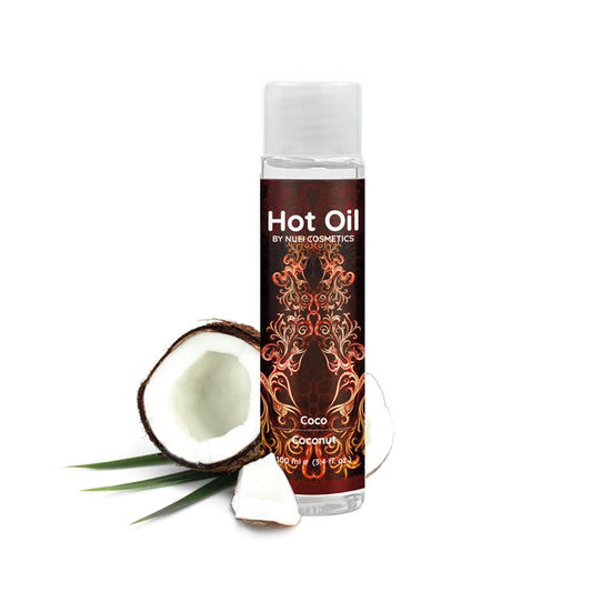 NUEI COSMETICS - NUEI ACEITE HOT OIL EFECTO CALOR COCO 100 ML