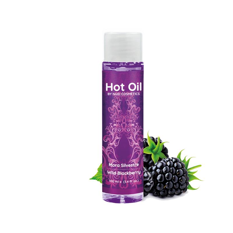NUEI COSMETICS - NUEI ACEITE HOT OIL EFECTO CALOR MORA 100 ML