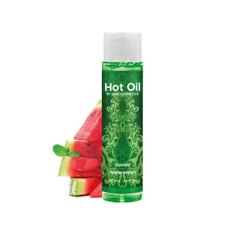 NUEI COSMETICS - NUEI ACEITE HOT OIL EFECTO CALOR SANDÍA 100 ML
