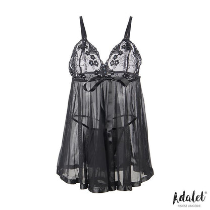ADALET LINGERIE - NUMA BABYDOLL Y TANGA TALLA 44-46