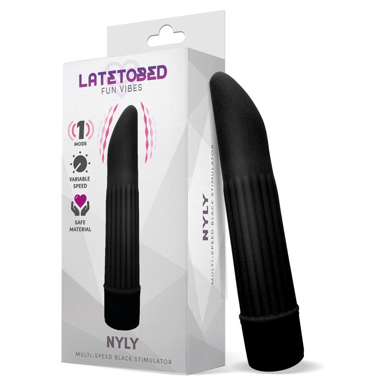 LATETOBED - NYLY ESTIMULADOR MULTI-VELOCIDAD NEGRO