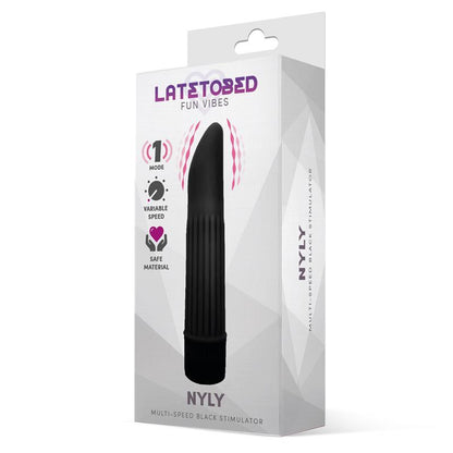 LATETOBED - NYLY ESTIMULADOR MULTI-VELOCIDAD NEGRO