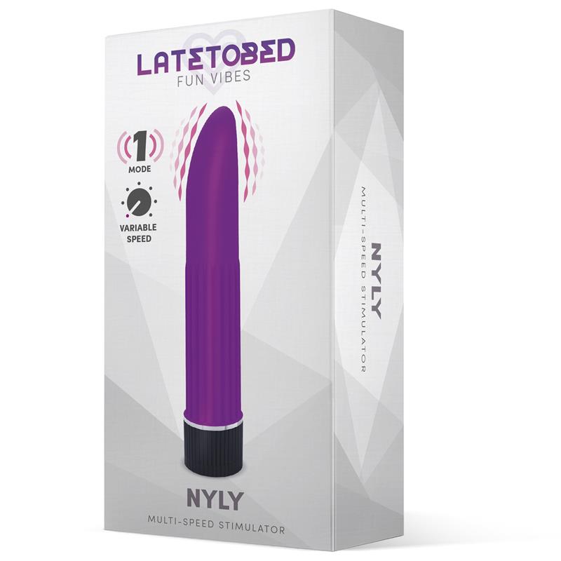 LATETOBED - NYLY ESTIMULADOR MULTI-VELOCIDAD PÚRPURA