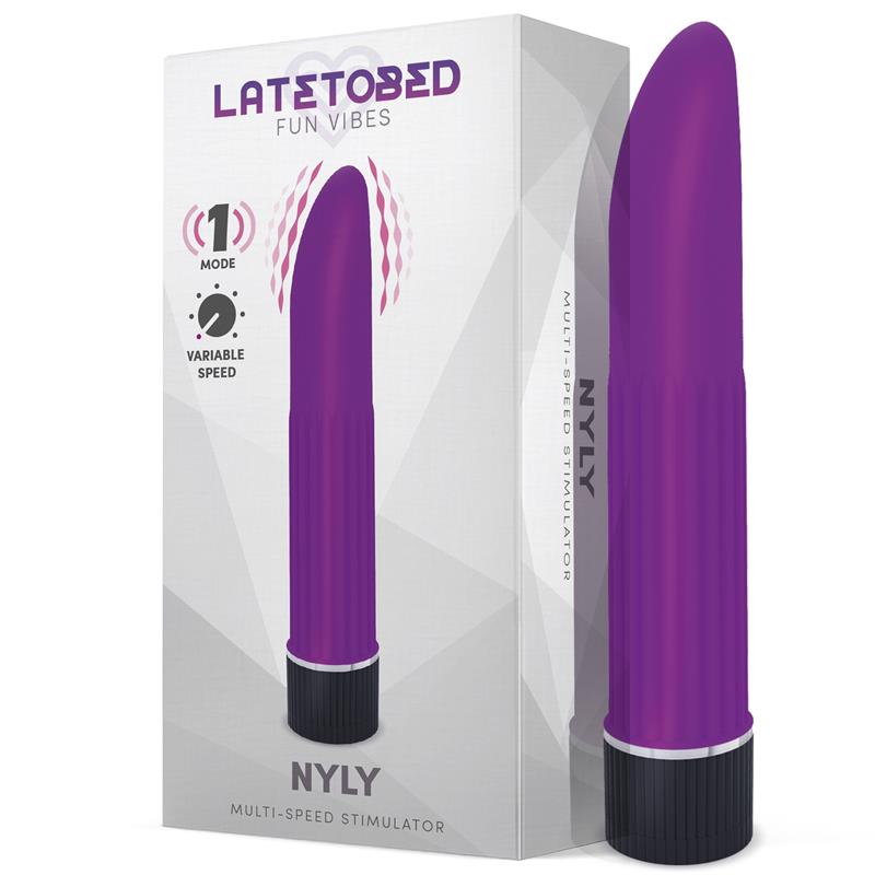 LATETOBED - NYLY ESTIMULADOR MULTI-VELOCIDAD PÚRPURA