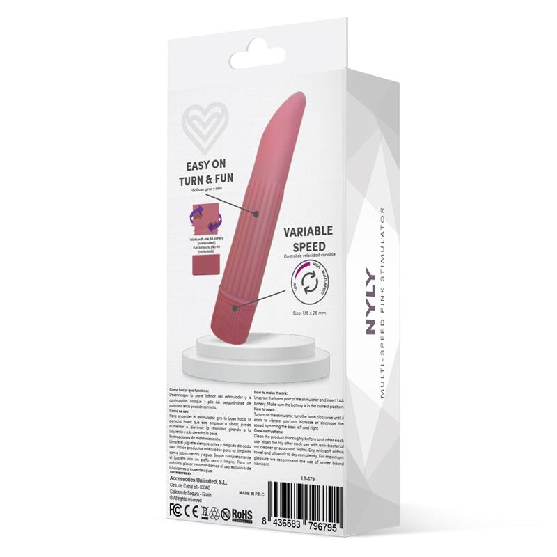 LATETOBED - NYLY ESTIMULADOR MULTI-VELOCIDAD ROSA