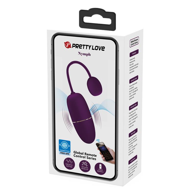 PRETTYLOVE - NYMPH HUEVO VIBRADOR CON APP