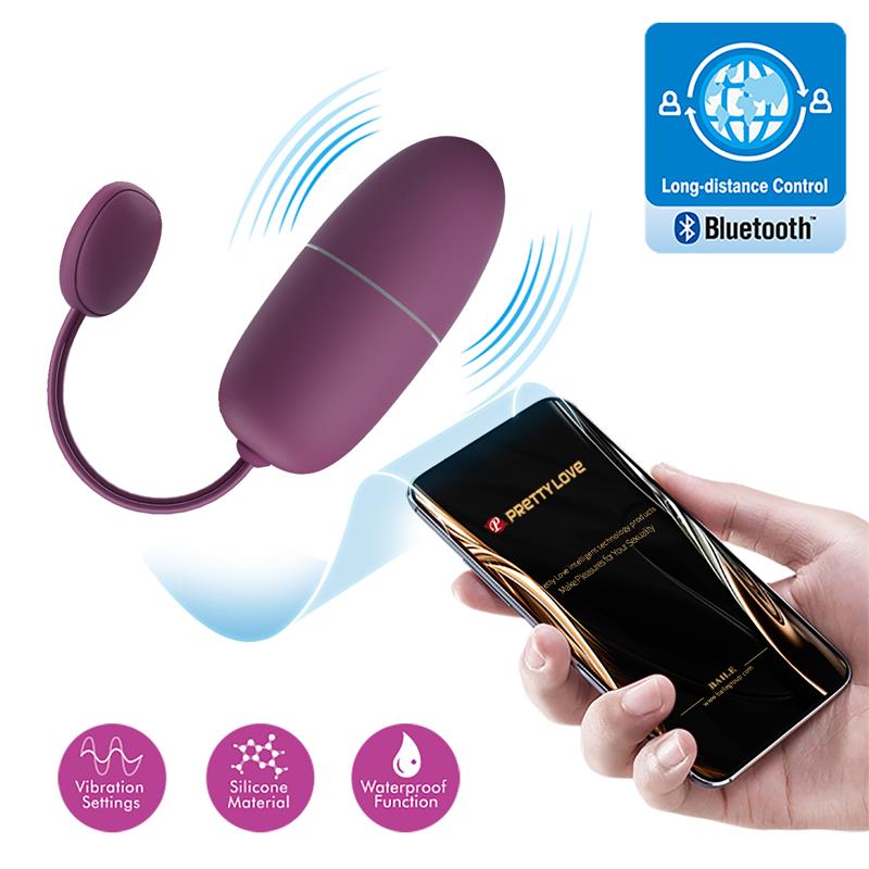 PRETTYLOVE - NYMPH HUEVO VIBRADOR CON APP
