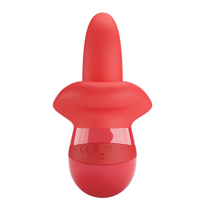 PRETTYLOVE - OBELIA ESTIMULADOR CON VIBRACIÓN Y MOVIMIENTO LENGUA