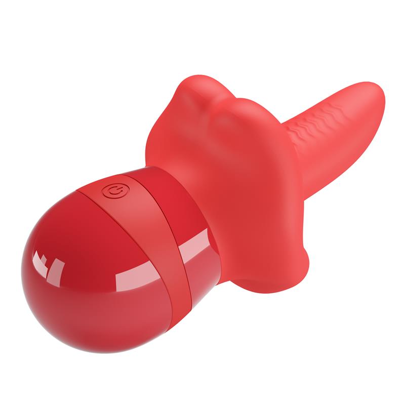 PRETTYLOVE - OBELIA ESTIMULADOR CON VIBRACIÓN Y MOVIMIENTO LENGUA