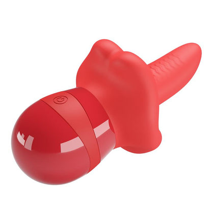 PRETTYLOVE - OBELIA ESTIMULADOR CON VIBRACIÓN Y MOVIMIENTO LENGUA