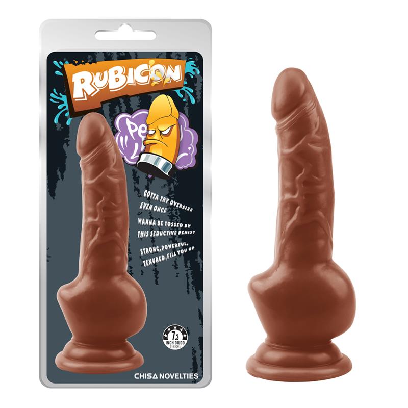 CHISA - OBSIDIAN INTRUDER DILDO 7.3 - 18CM MARRÓN