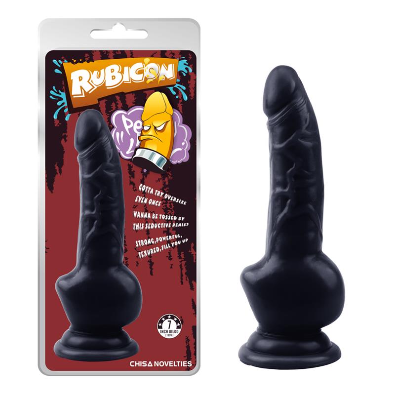 CHISA - OBSIDIAN INTRUDER DILDO 7.5 - 18CM NEGRO