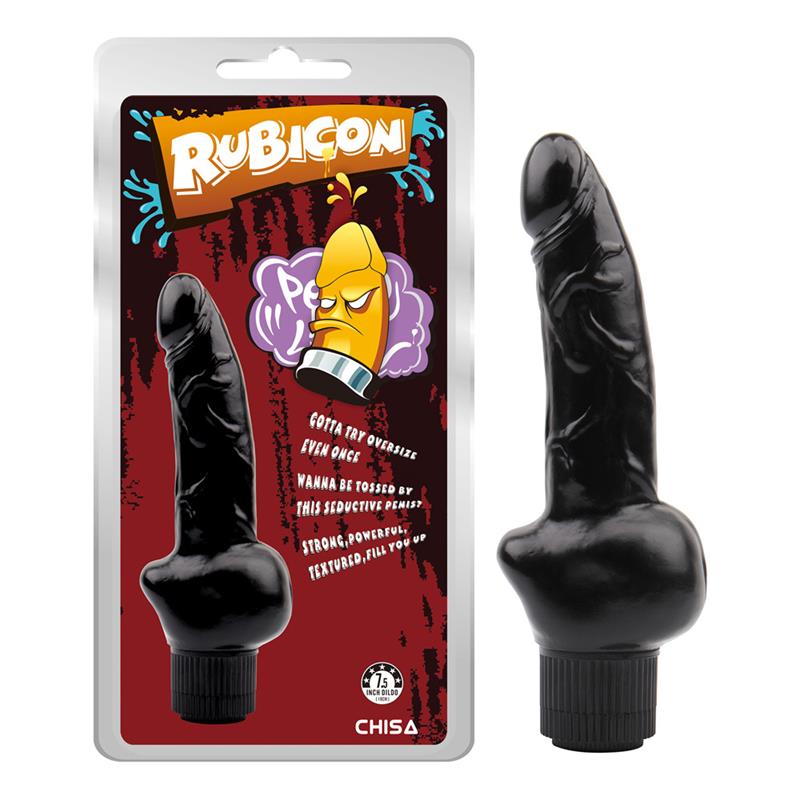 CHISA - OBSIDIAN VIBRADOR REALISTA 7.5 - 19CM NEGRO