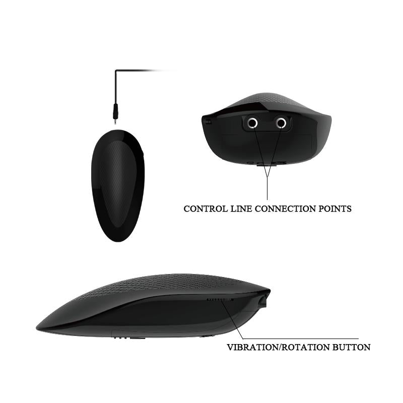 BAILE - OLIVER DILDO REALISTA CON VIBRACIÓN Y ROTACIÓN CONTROL REMOTO