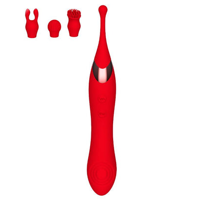 INTOYOU - ONAX ESTIMULADOR DOBLE VIBRADOR DE PUNTO Y DOBLE PULSACIÓN USB