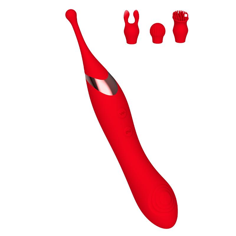 INTOYOU - ONAX ESTIMULADOR DOBLE VIBRADOR DE PUNTO Y DOBLE PULSACIÓN USB