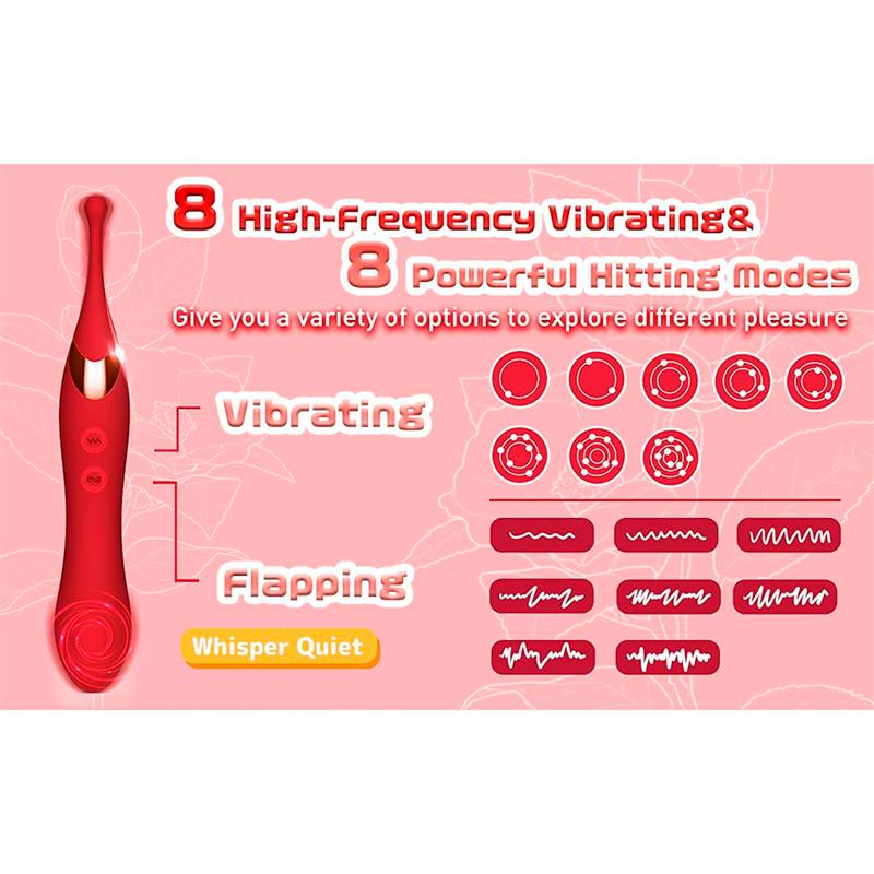 INTOYOU - ONAX ESTIMULADOR DOBLE VIBRADOR DE PUNTO Y DOBLE PULSACIÓN USB