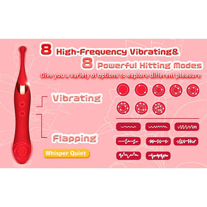 INTOYOU - ONAX ESTIMULADOR DOBLE VIBRADOR DE PUNTO Y DOBLE PULSACIÓN USB