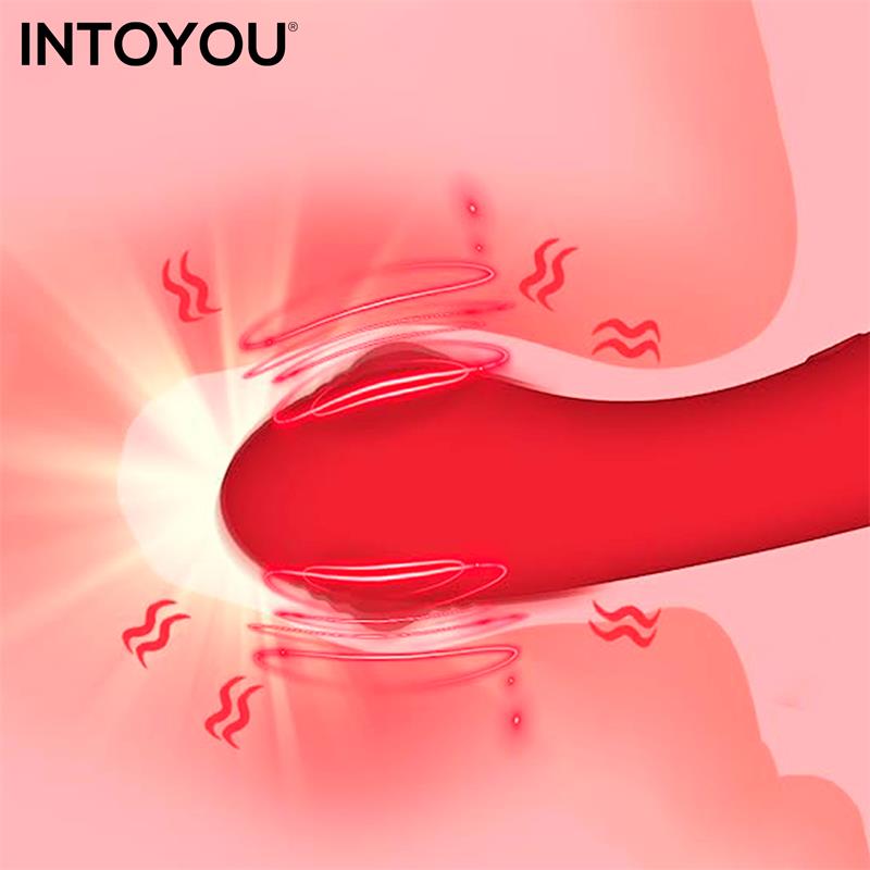 INTOYOU - ONAX ESTIMULADOR DOBLE VIBRADOR DE PUNTO Y DOBLE PULSACIÓN USB