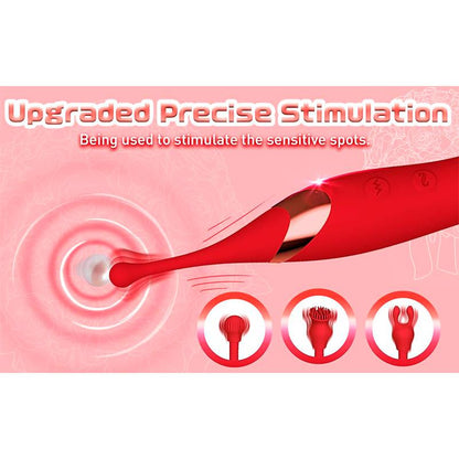 INTOYOU - ONAX ESTIMULADOR DOBLE VIBRADOR DE PUNTO Y DOBLE PULSACIÓN USB