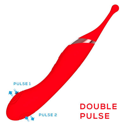 INTOYOU - ONAX ESTIMULADOR DOBLE VIBRADOR DE PUNTO Y DOBLE PULSACIÓN USB