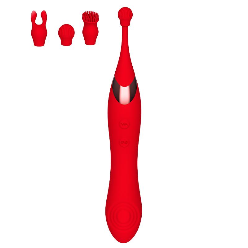 INTOYOU - ONAX ESTIMULADOR DOBLE VIBRADOR DE PUNTO Y DOBLE PULSACIÓN USB
