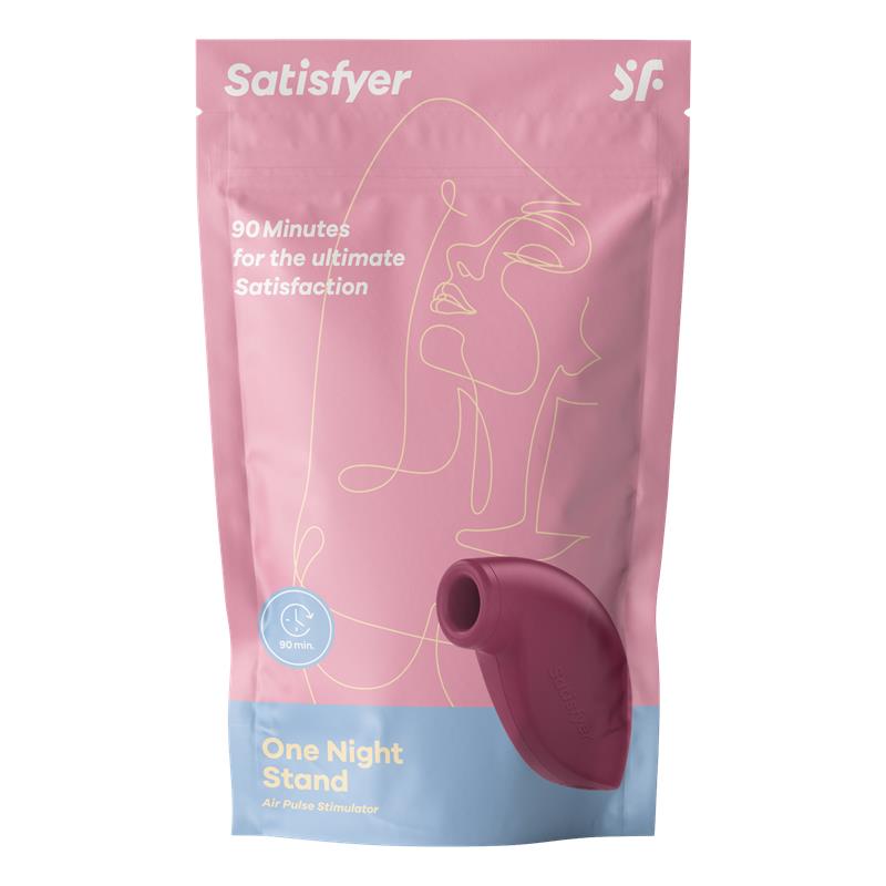 SATISFYER - ONE NIGHT STAND SUCCIONADOR DE CLÍTORIS 1 SOLO USO 90 MIN