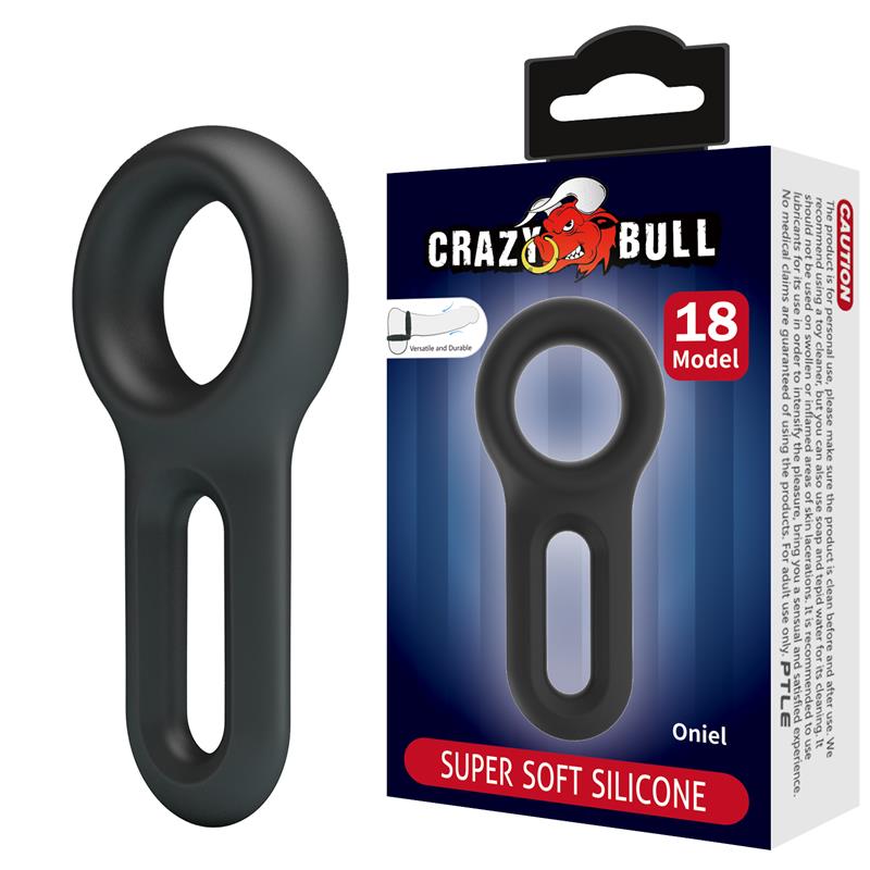 CRAZY BULL - ONIEL ANILLO PARA EL PENE SILICONA MOD 18
