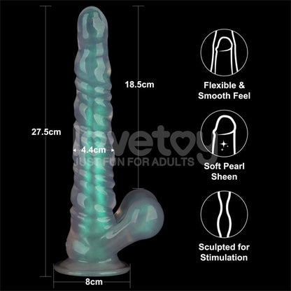 LOVETOY - OPAL PEARL SHEEN DILDO VERDER 11