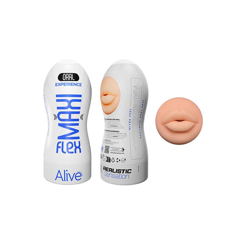 ALIVE - ORAL MAXI FLESH MASTURBADOR TALLA L
