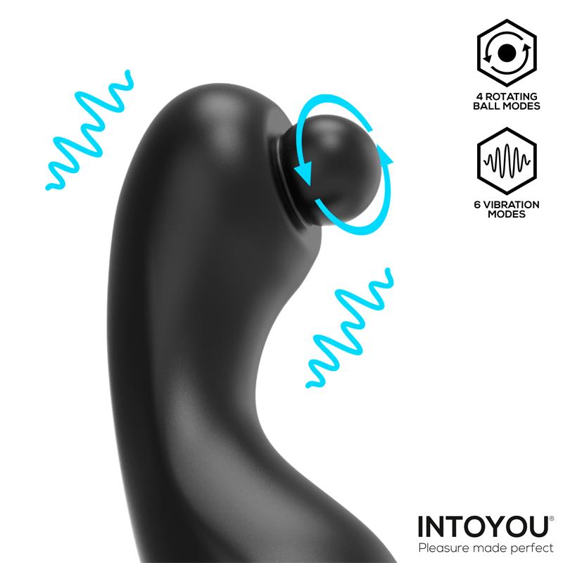 INTOYOU - ORBYX MASAJEADOR PROSTÁTICO CON ROTACIÓN, VIBRACIÓN Y CONTROL REMOTO