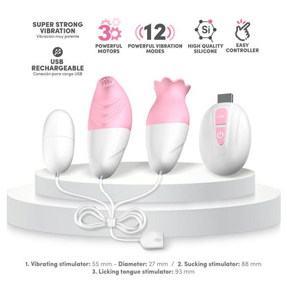 LATETOBED - ORCHEST ESTIMULADOR 3 IN 1 CON CONTROL REMOTO