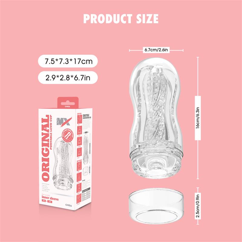 CHISA - ORIGINAL PORTABLE LEWD CUP MASTURBADOR