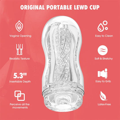 CHISA - ORIGINAL PORTABLE LEWD CUP MASTURBADOR