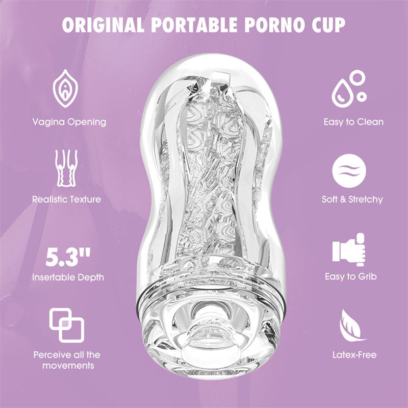 CHISA - ORIGINAL PORTABLE PORNO CUP MASTURBADOR