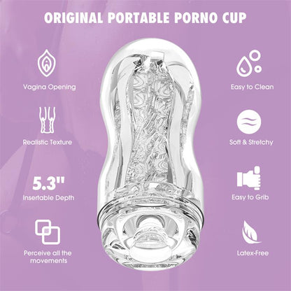 CHISA - ORIGINAL PORTABLE PORNO CUP MASTURBADOR