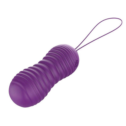 LATETOBED - ORIO HUEVO VIBRADOR Y MOVIMIENTO TELESCÓPICO UP AND DOWN CONTROL REMOTO PÚRPURA