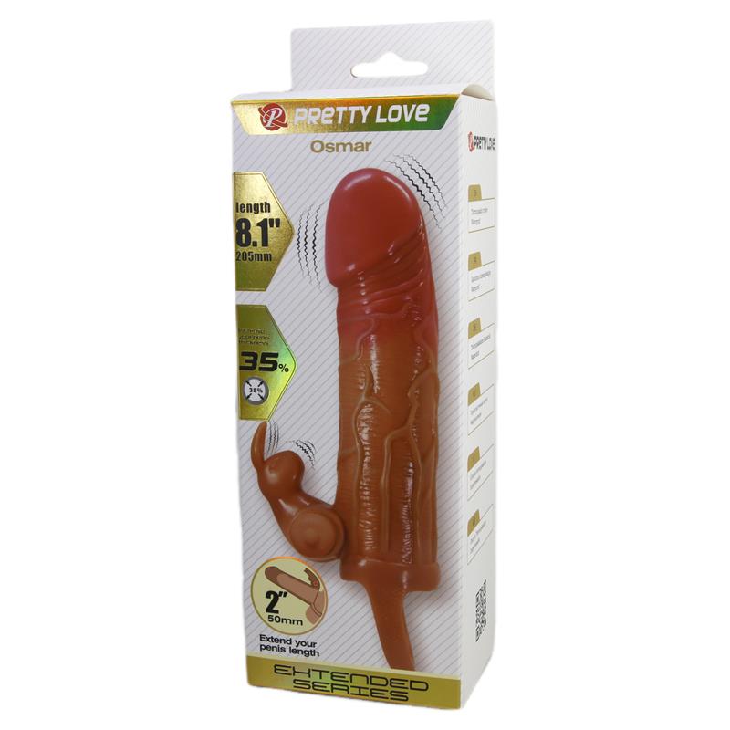 PRETTYLOVE - OSMAR FUNDA PARA EL PENE CON VIBRACIÓN