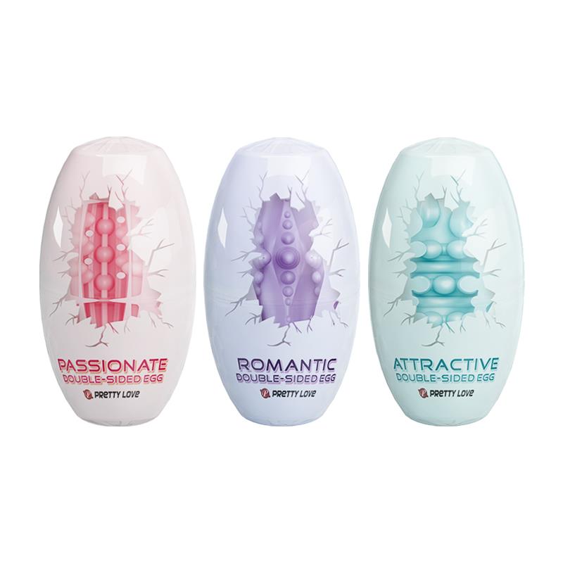 PRETTYLOVE - PACK 15 HUEVOS MASTURBADORES DOBLE TEXTURIZADO