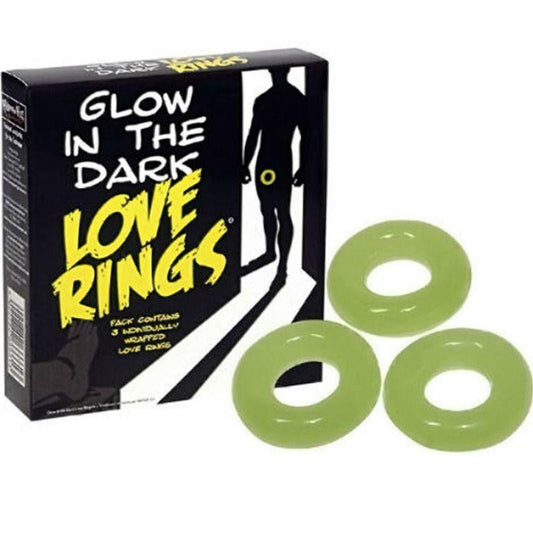 SPENCER & FLEETWOOD - PACK 3 ANILLO PARA EL PENE FLUORESCENTES