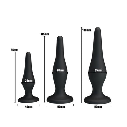 PRETTYLOVE - BUTT PLUG SET OF 3 CLAVE 35