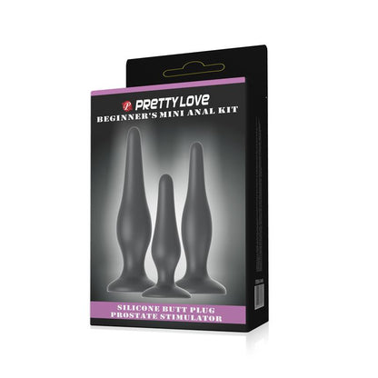 PRETTYLOVE - BUTT PLUG SET OF 3 CLAVE 35
