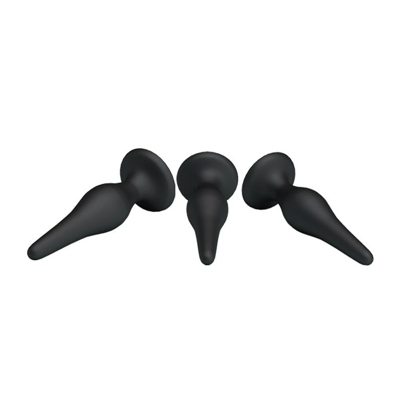PRETTYLOVE - BUTT PLUG SET OF 3 CLAVE 35