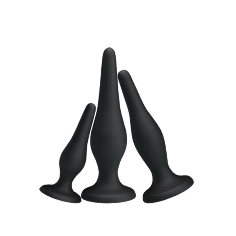 PRETTYLOVE - BUTT PLUG SET OF 3 CLAVE 35