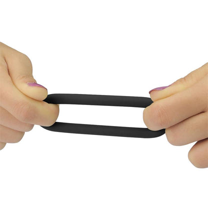 LOVETOY - PACK DE 3 ANILLOS PARA EL PENE POWER PLUS NEGRO