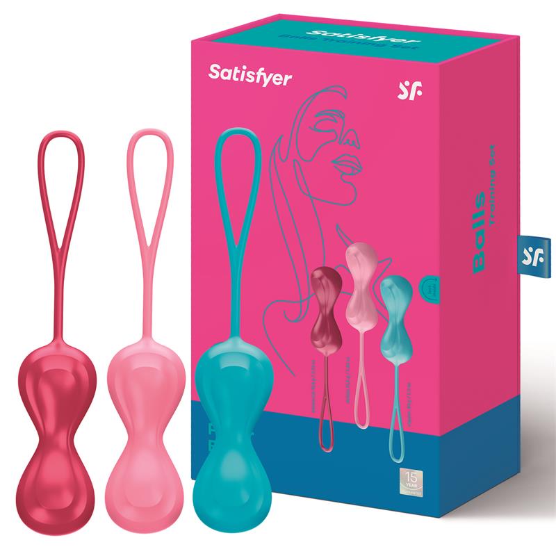 SATISFYER - PACK DE 3 BOLAS BEN-WA POWER BALLS